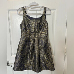 Moschino Cheap And Chic Women Gold Cocktail Dress 4